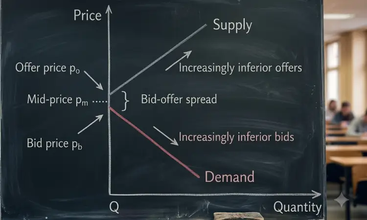 Supply, Demand and the Order Book
